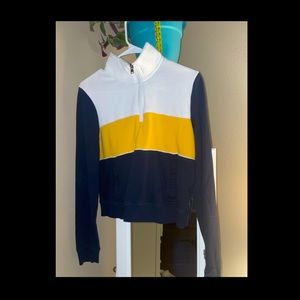 Long Sleeve Color Block Hollister Sweater